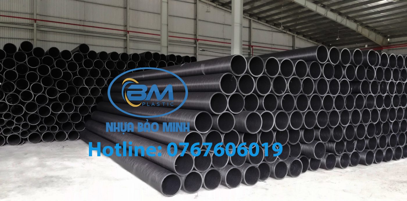 Ống nhựa HDPE gân xoắn 2 vách - ống Nhựa HDPE Bảo Minh - Công Ty TNHH Sản Xuất Thương Mại XNK Nhựa Bảo Minh